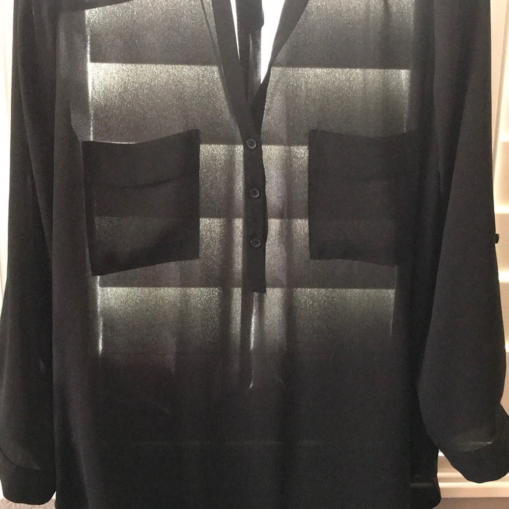 Pleione black blouse size XS - Picture 2 of 7